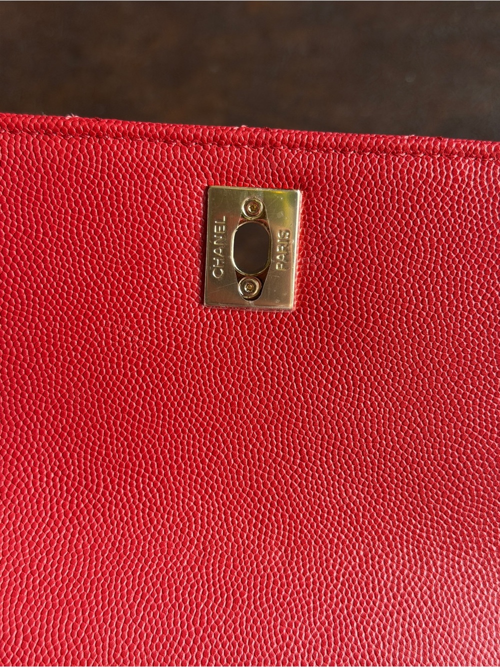 Chanel Caviar Lizard Embossed Quilted Mini Coco Handle Flap Bag - Picture 7 of 13